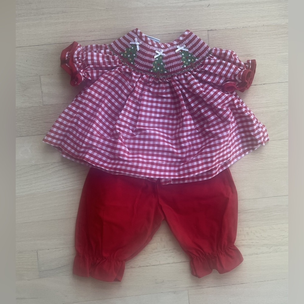 Christmas tree 2 piece outfit by Southern Sunshine